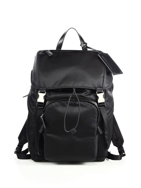 black prada man bag|prada backpacks men's.